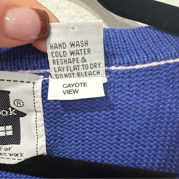 Storybook Knits Vintage Plus Coyote View Desert Cardigan Sweater 3X - Picture 5 of 6